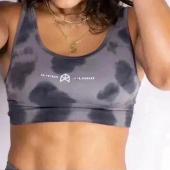 Rawgear Women's Size Small Pullover Activewear Gym Sports Bra in Dark Gray Camo - Picture 2 of 8